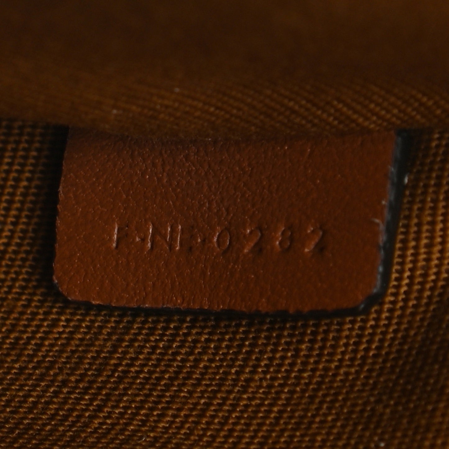 Triomphe Canvas Lambskin Small Pouch Tan
