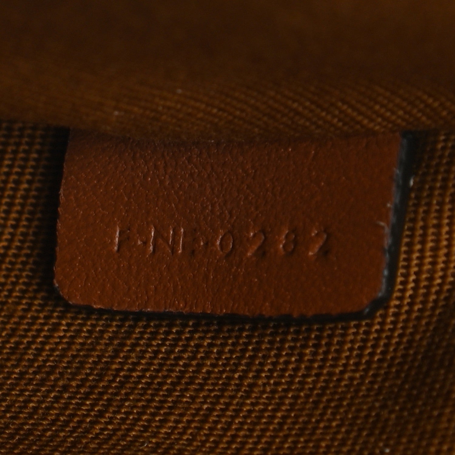 Celine Triomphe Canvas Lambskin Small Pouch Tan 6 of 6