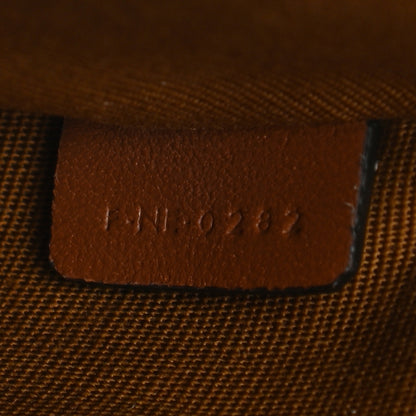Celine Triomphe Canvas Lambskin Small Pouch Tan 6 of 6