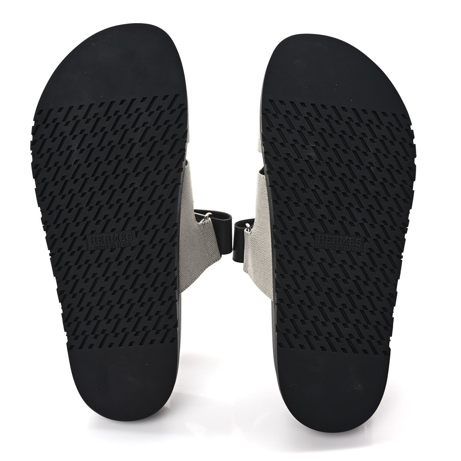 Hermes Toile De Coton Veau Lisse Mens Chypre Sandals 42.5 5 of 8