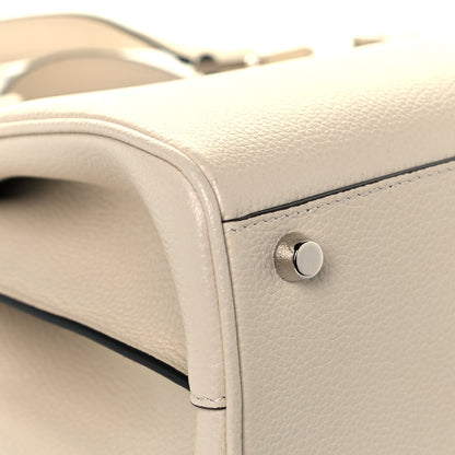 Gucci Grainy Calfskin Small Zumi Top Handle Bag Mystic White 6 of 11