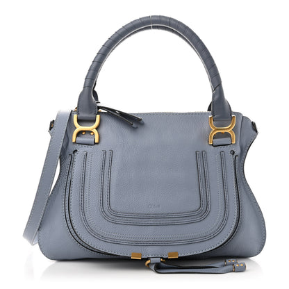 Chloe Calfskin Medium Marcie Satchel Street Blue 1 of 9