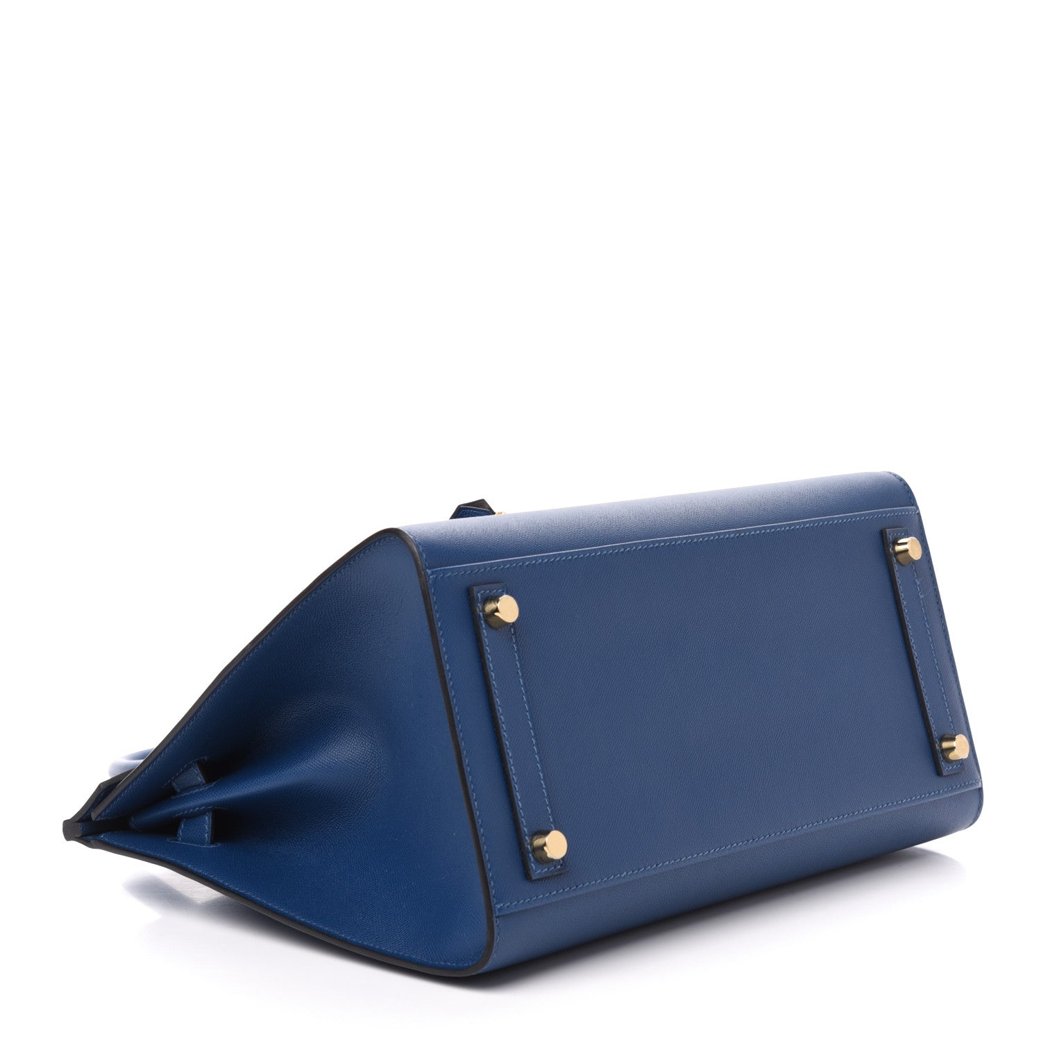 Hermes Madame Calfskin Birkin Sellier 30 Deep Blue 4 of 11