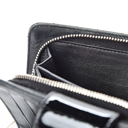 Chanel Patent Quilted Brilliant Zipped Pocket Wallet Black 11 of 13