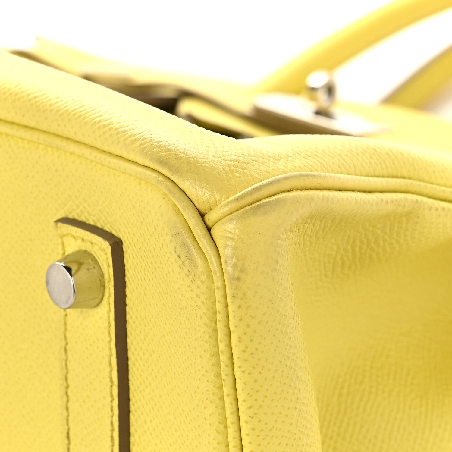Hermes Epsom Birkin 35 Lime 10 of 14
