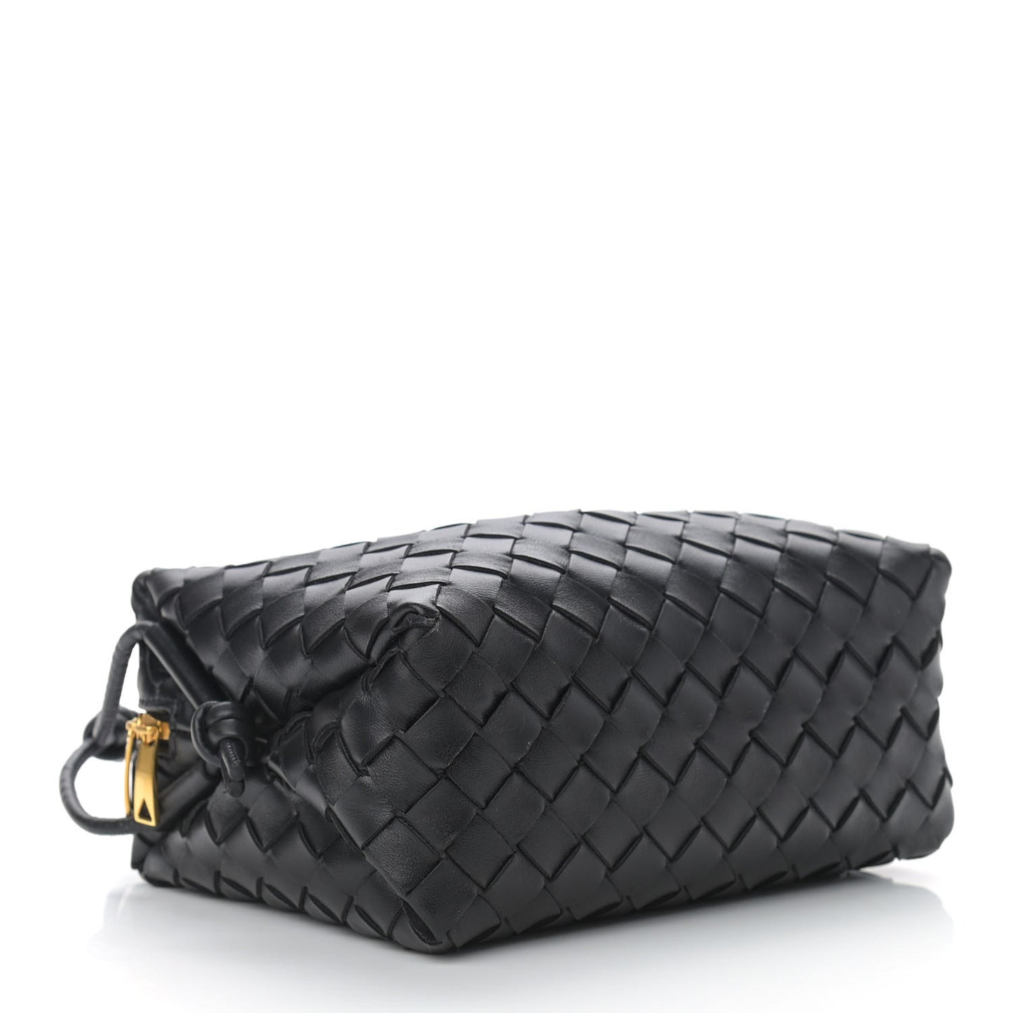 Nappa Intrecciato Small Loop Camera Bag Black