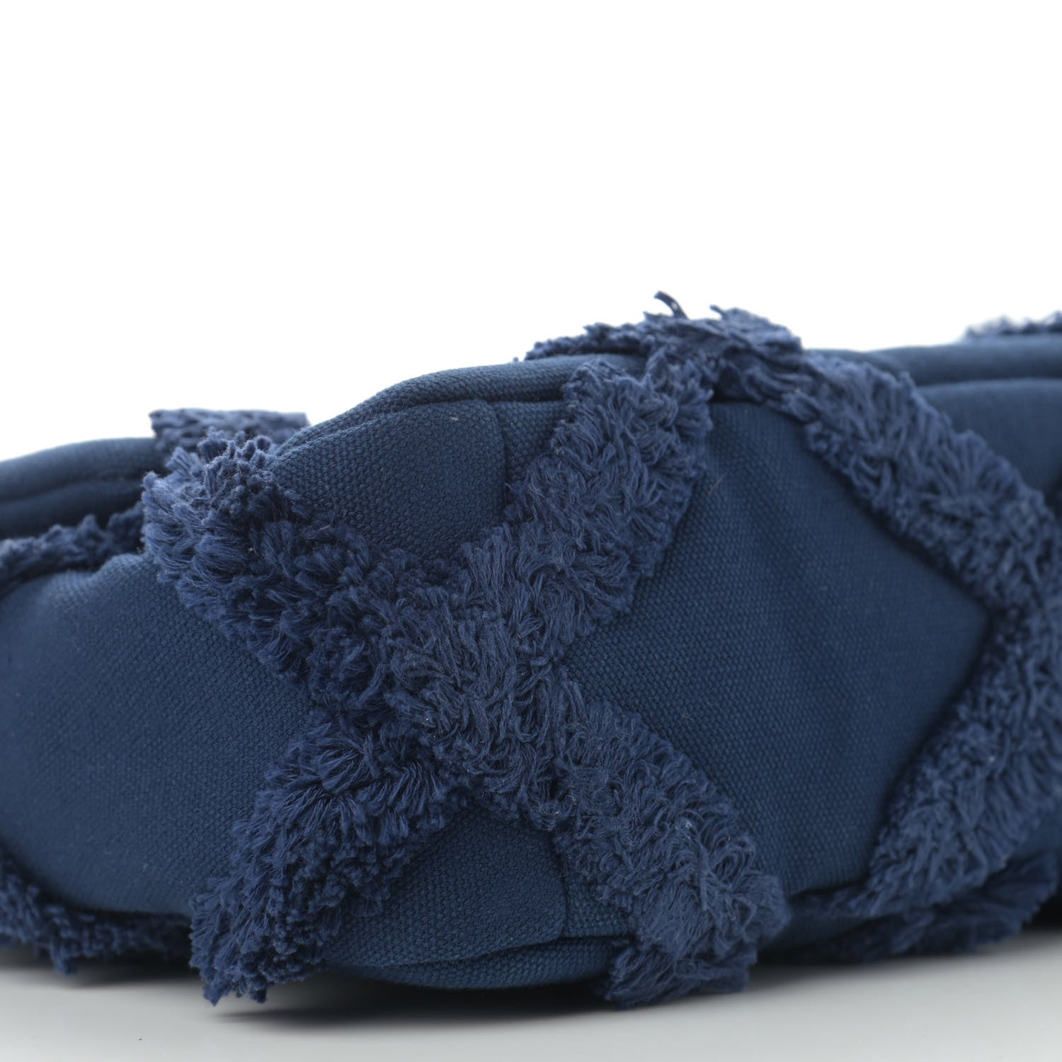 Chanel Cotton Canvas Quilted Medium Chanel 19 Flap Navy Blue 9 of 14
