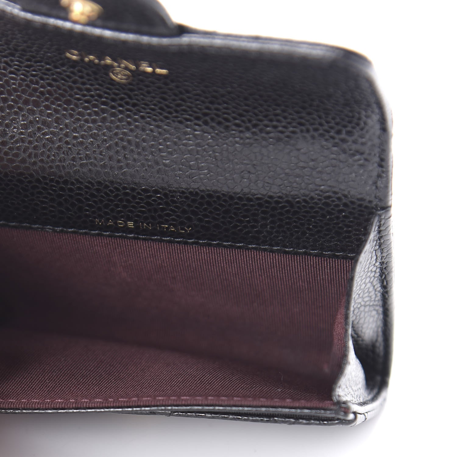 Chanel Caviar Quilted Flap Card Holder Black 5 of 12