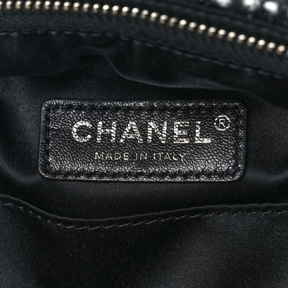 Chanel Tweed Nylon Quilted Small Astronaut Essentials Backpack Black Multicolor 5 of 8