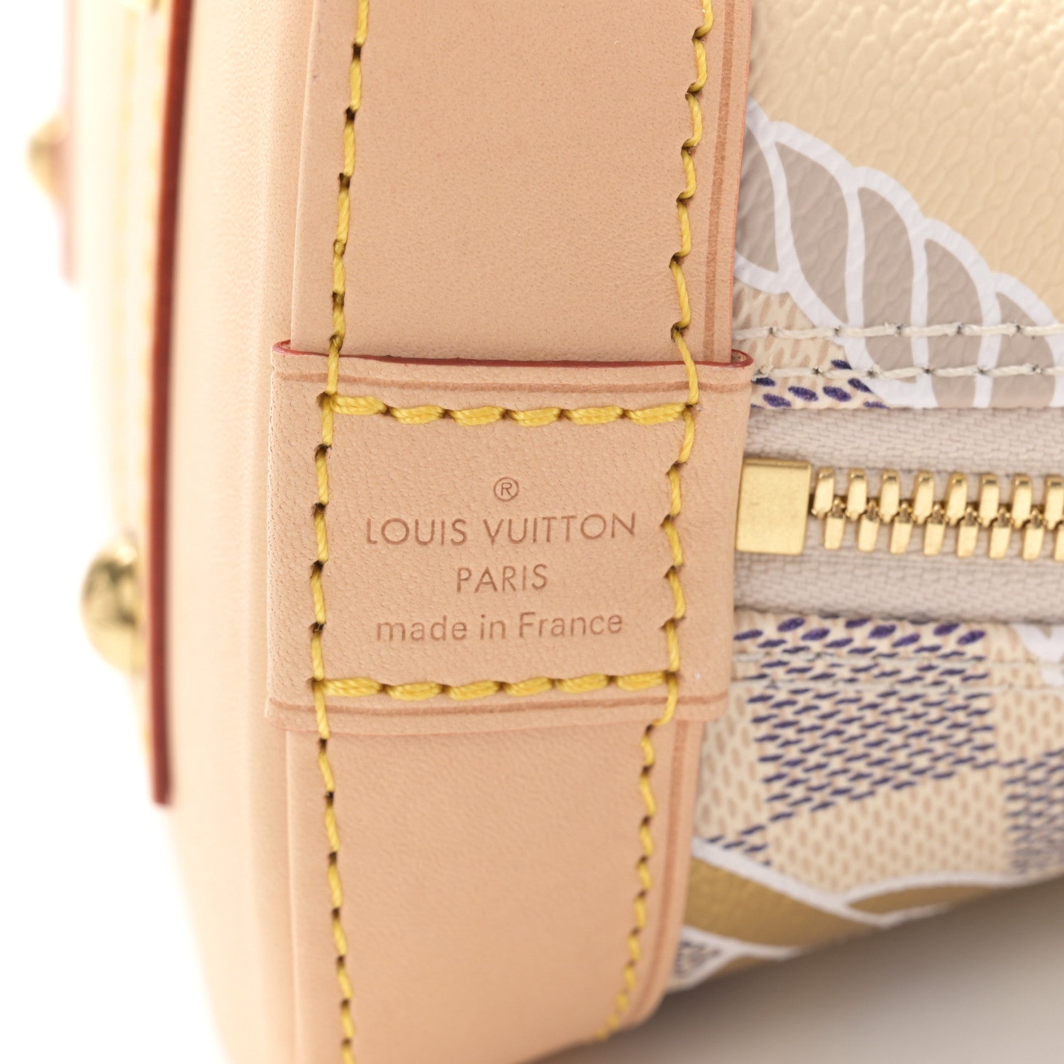Louis Vuitton Damier Azur Nautical Alma BB 10 of 11