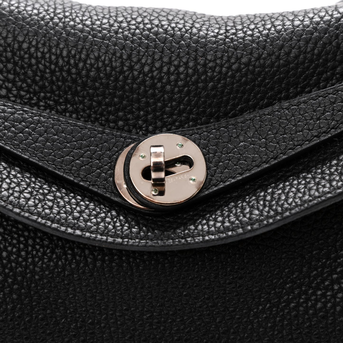 Taurillon Clemence Verso Lindy 30 Black Toffee