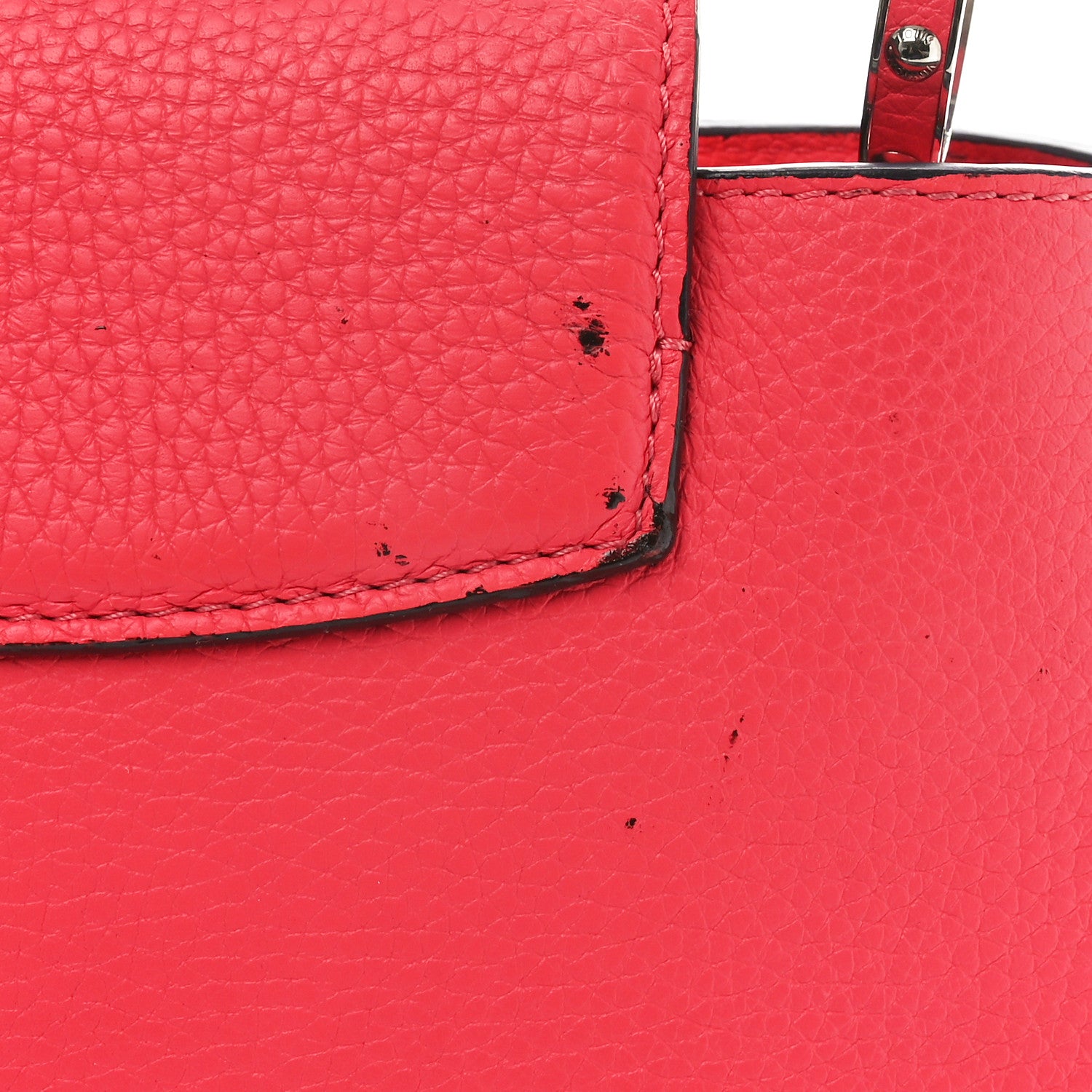 Louis Vuitton Taurillon Capucines BB Rose Litchi 10 of 11