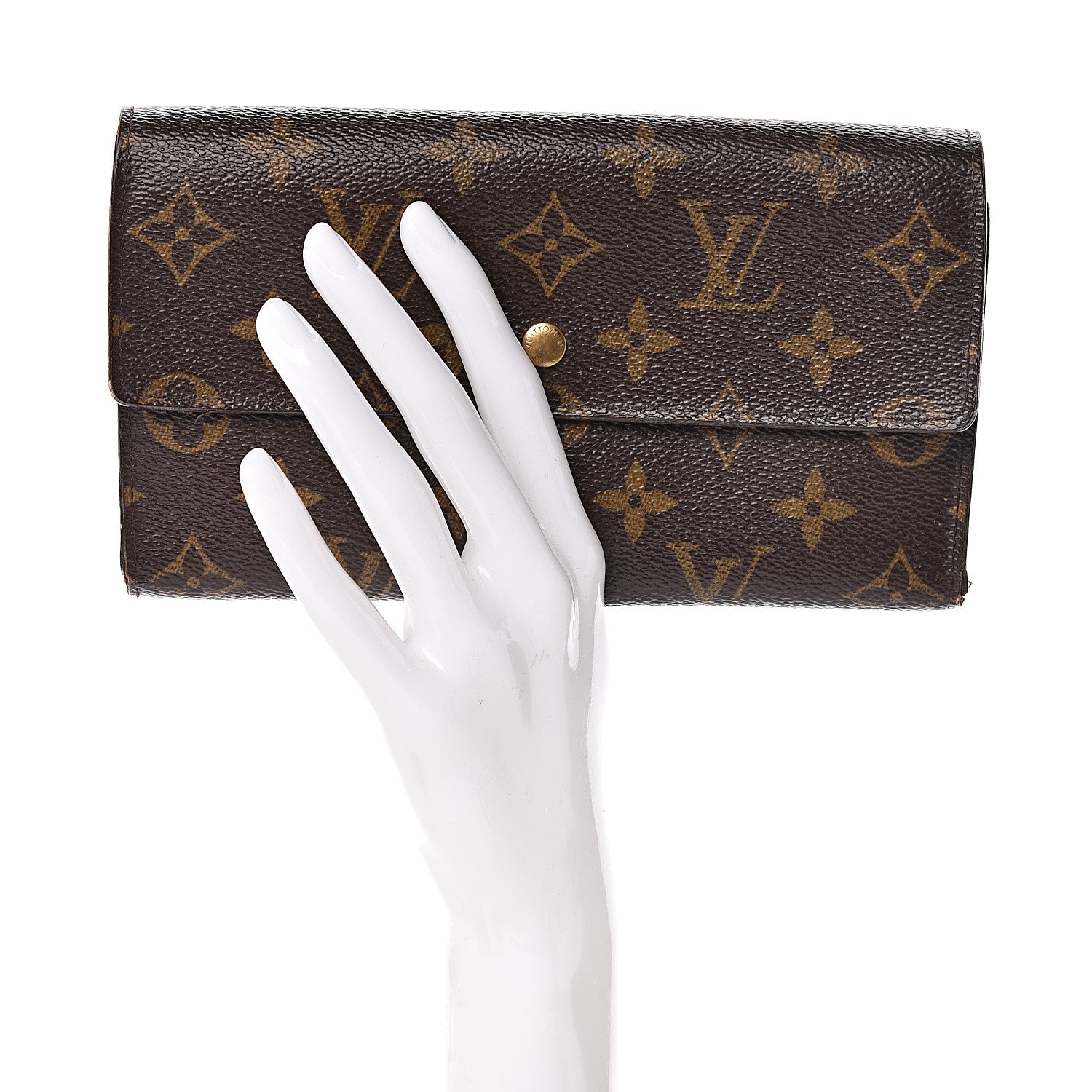 Louis Vuitton Monogram Porte Tresor International Wallet 2 of 21