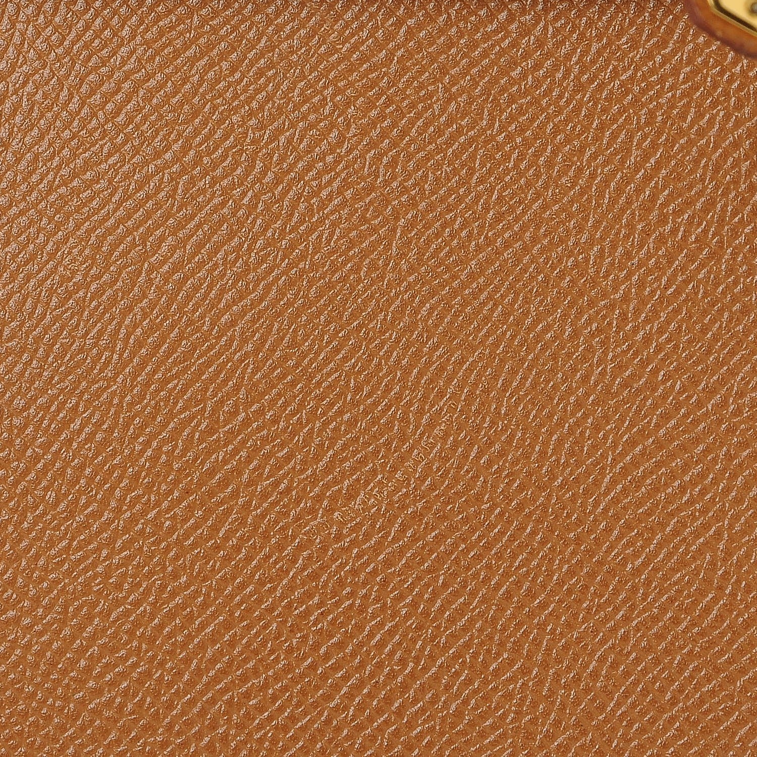 Hermes Courchevel Kelly Sellier 28 Gold 34 of 37
