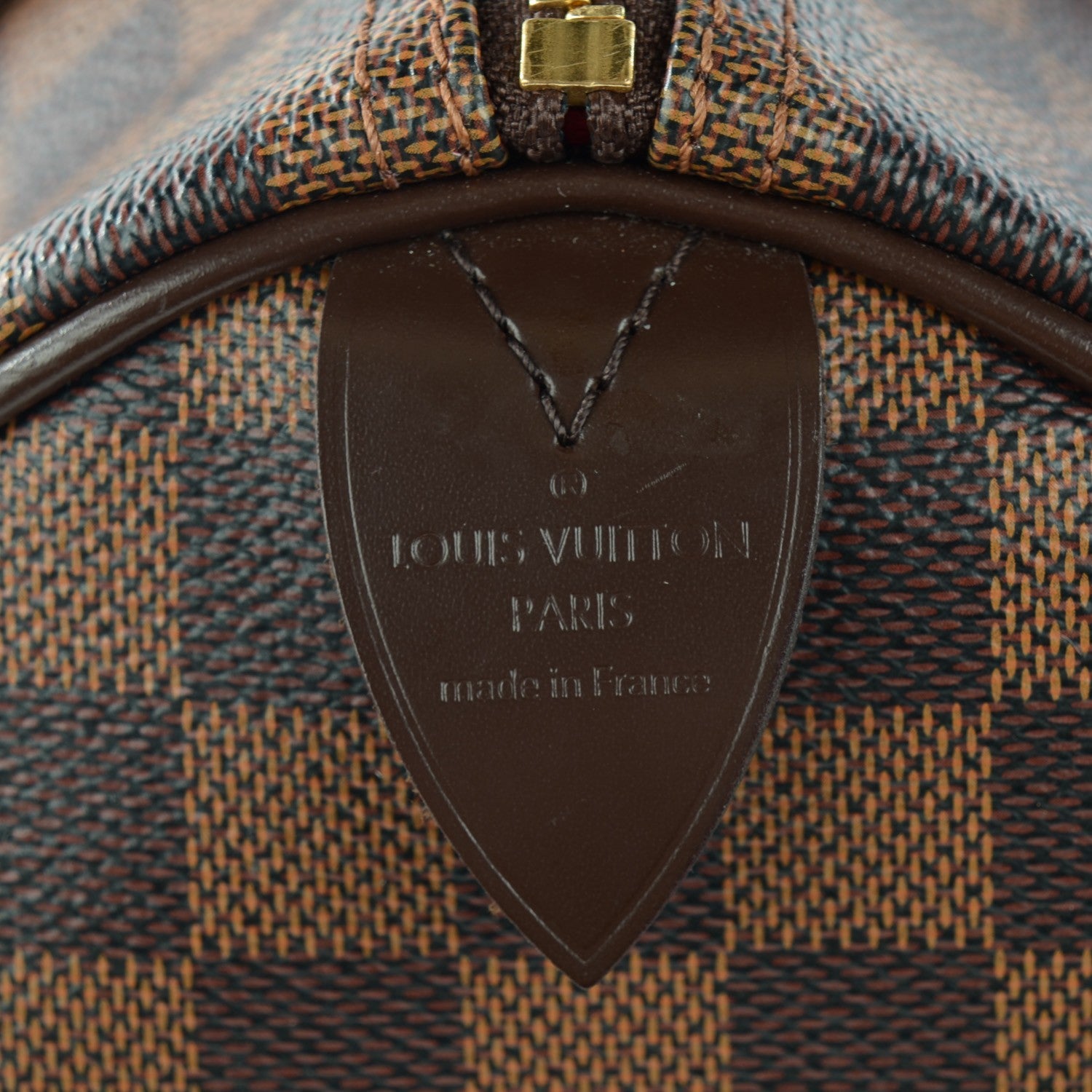Louis Vuitton Damier Ebene Speedy 30 5 of 9