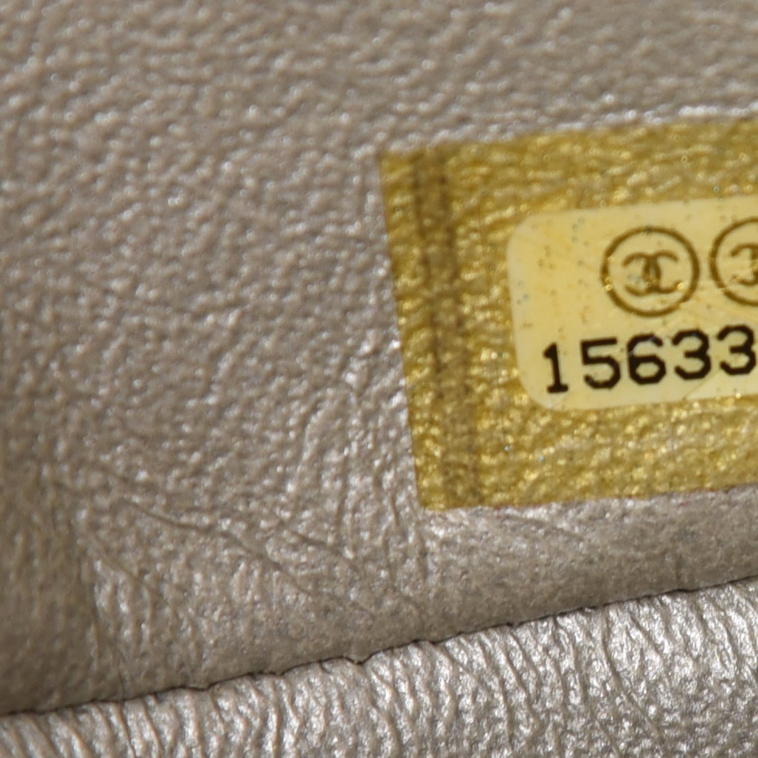 Chanel Iridescent Calfskin Quilted Mini Rectangular Flap Beige Clair 9 of 10