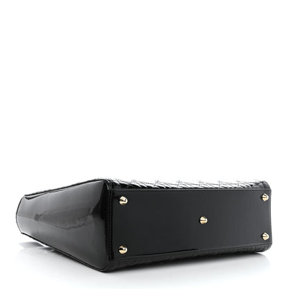 Christian Dior Patent Cannage Large Lady Dior Black 4 of 8