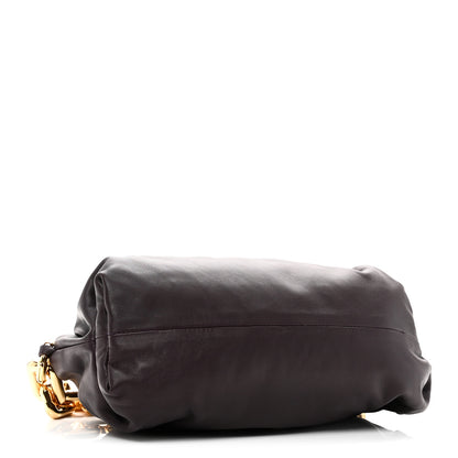 Bottega Veneta Calfskin The Pouch Chain Grape 4 of 10