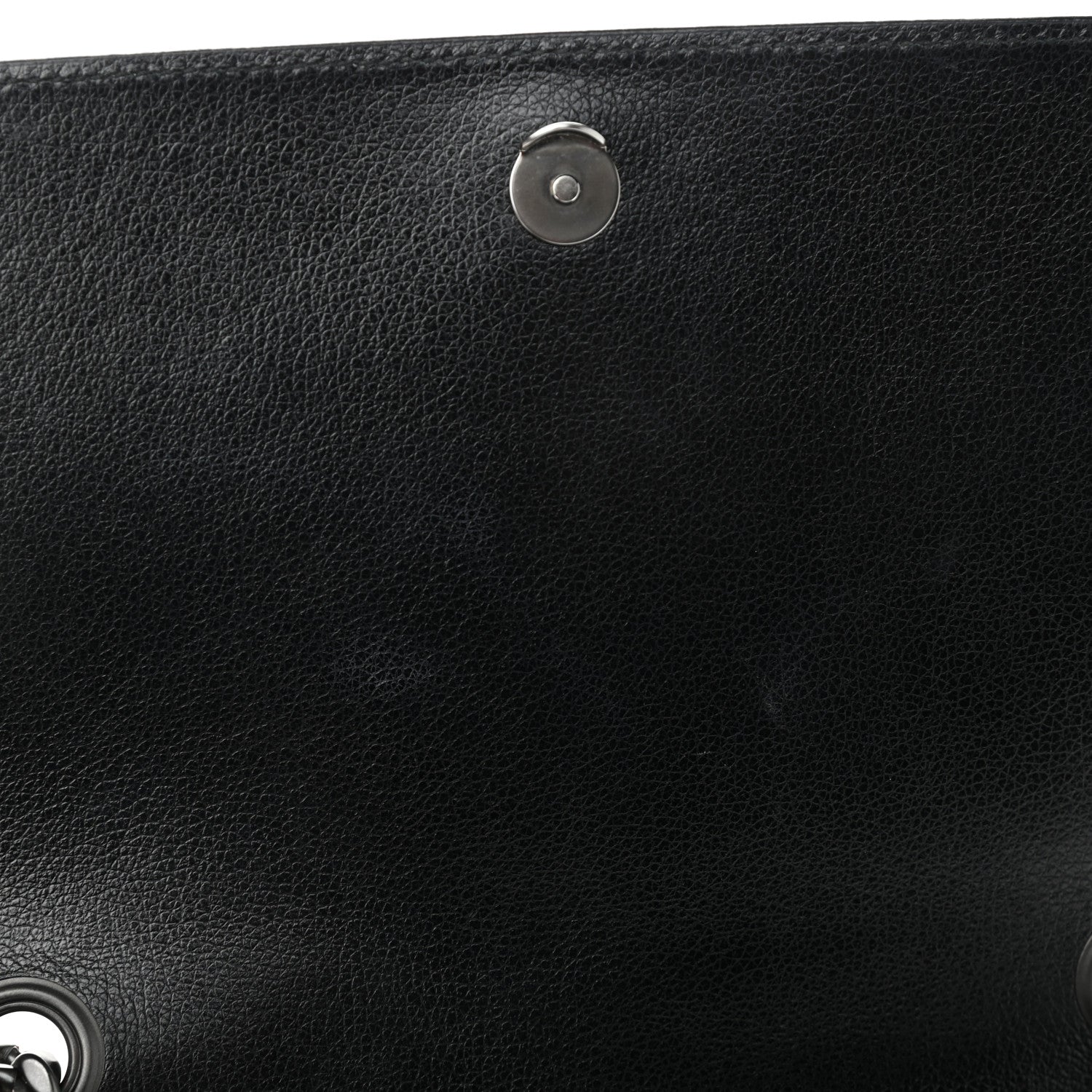 Prada Glace Calfskin Studded Crossbody Grey Black 11 of 13