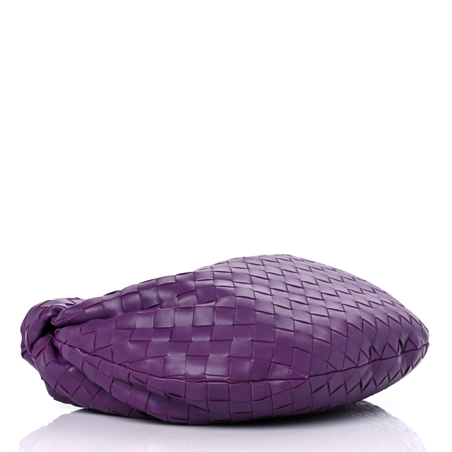 Nappa Intrecciato Teen Jodie Hobo Eggplant