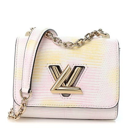 Louis Vuitton Iridescent Lizard Mini Twist Shoulder Bag Pastel Mirage 1 of 10