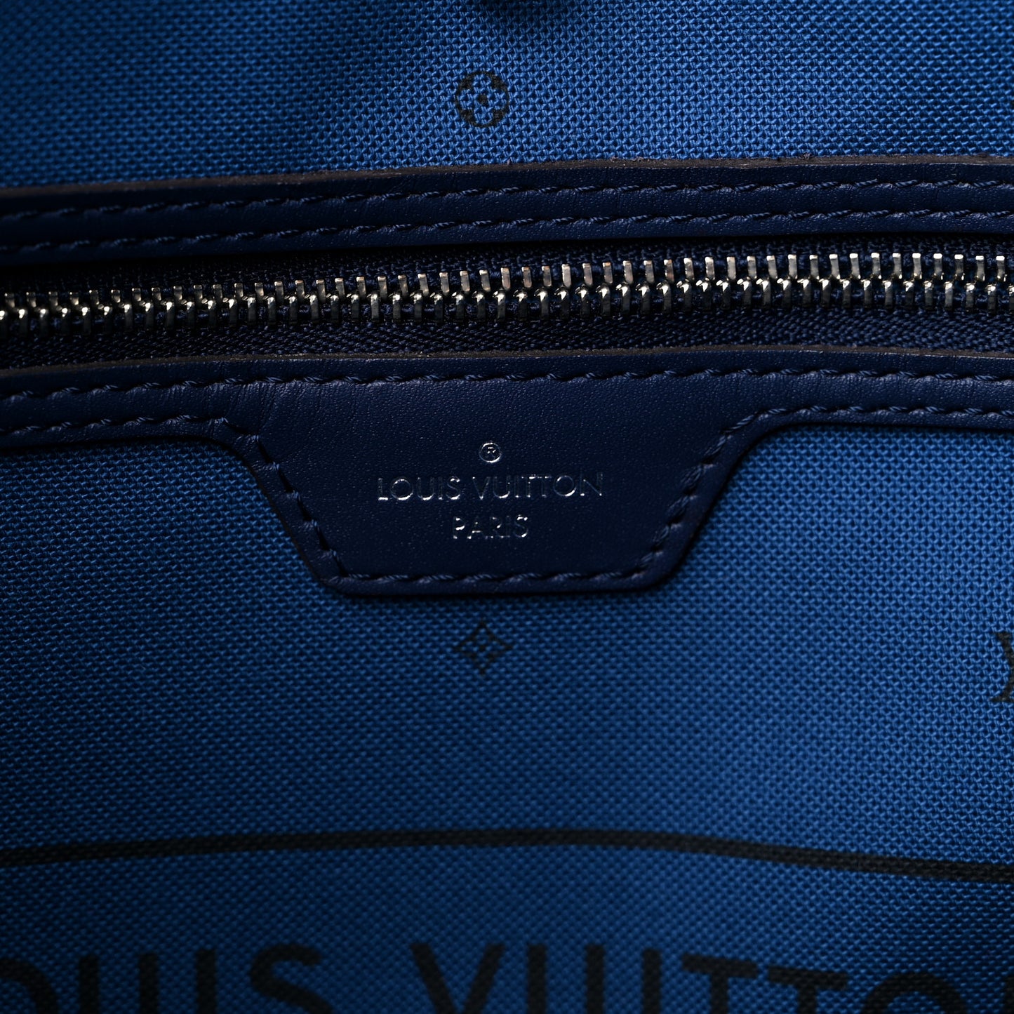 Monogram Escale Neverfull MM Blue