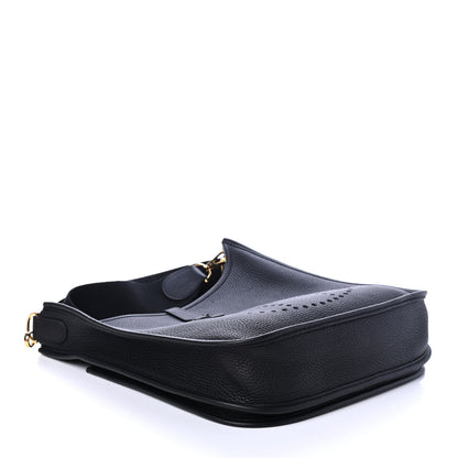 Hermes Taurillon Clemence Evelyne III PM Black 3 of 4