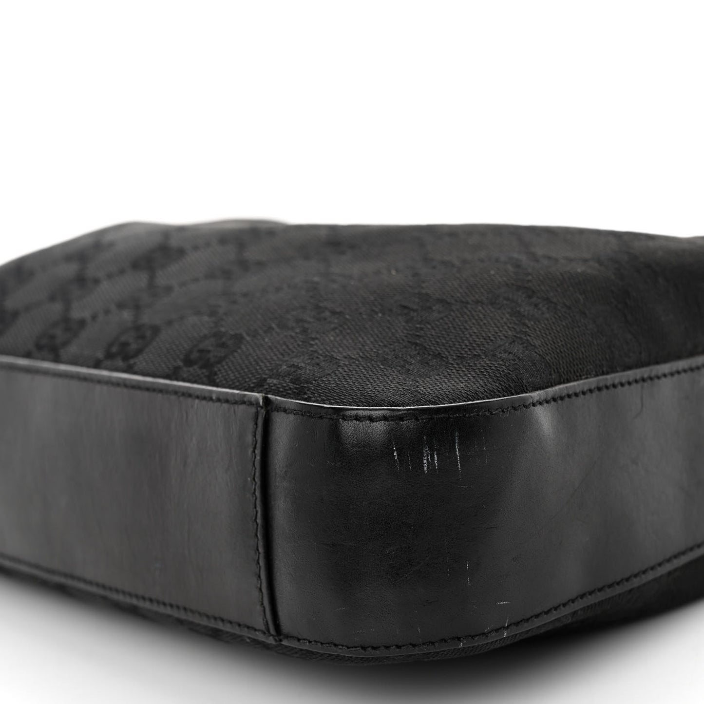 Monogram GG Small Clasp Hobo Black