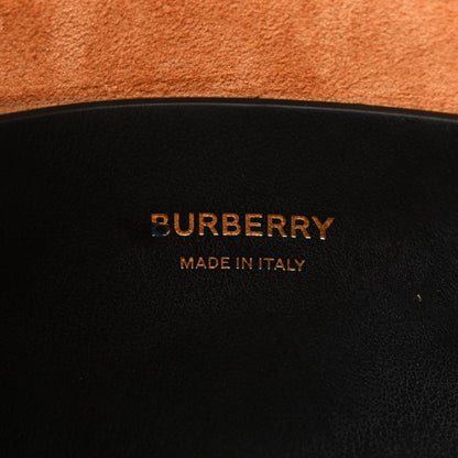 Burberry Calfskin TB Anne Shoulder Bag Black White 8 of 9