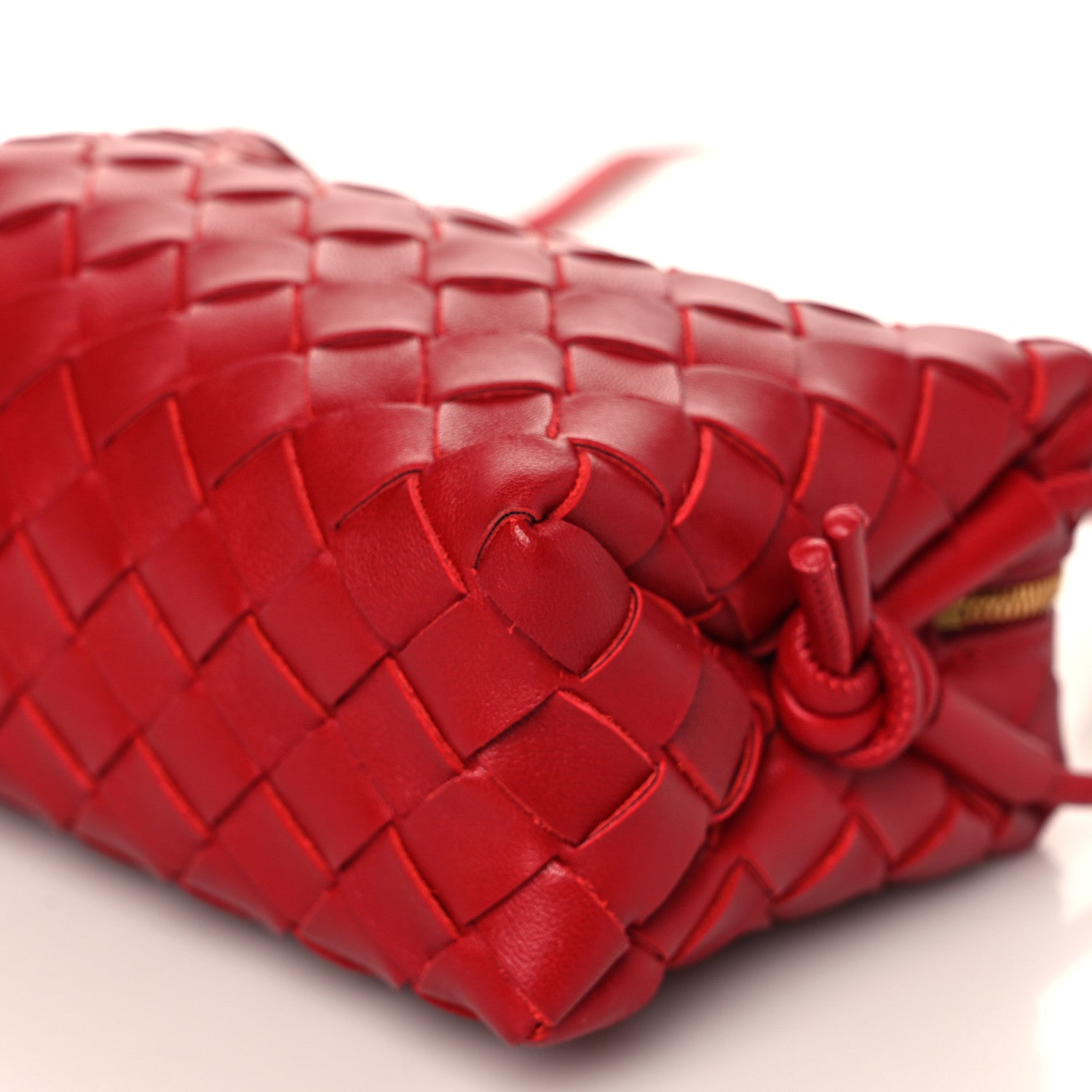 Bottega Veneta Nappa Intrecciato Mini Loop Camera Bag Apple Candy 7 of 7