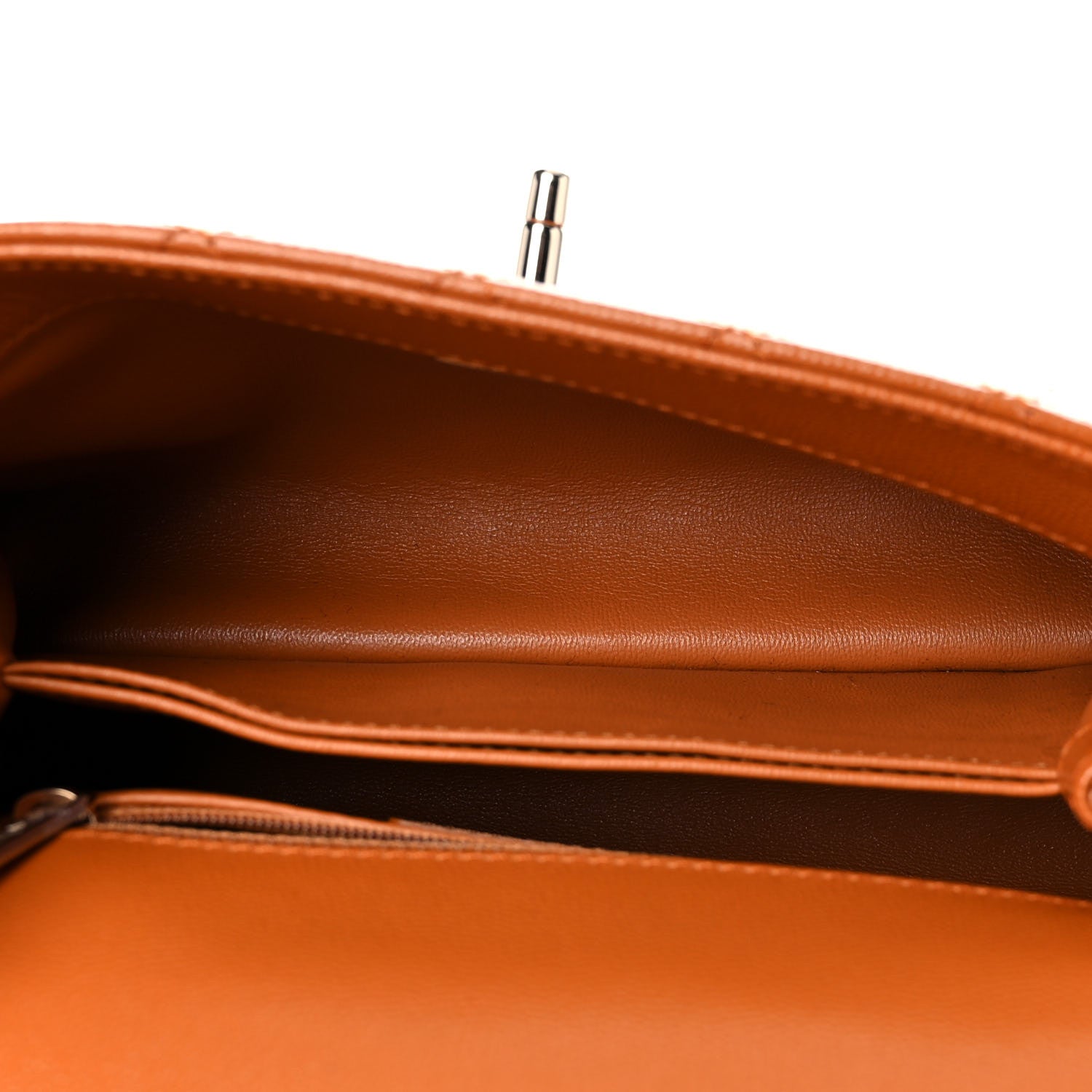 Chanel Caviar Quilted Mini Coco Handle Flap Light Brown 5 of 10