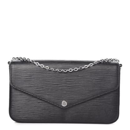 Louis Vuitton Epi Pochette Felicie Black 1 of 8