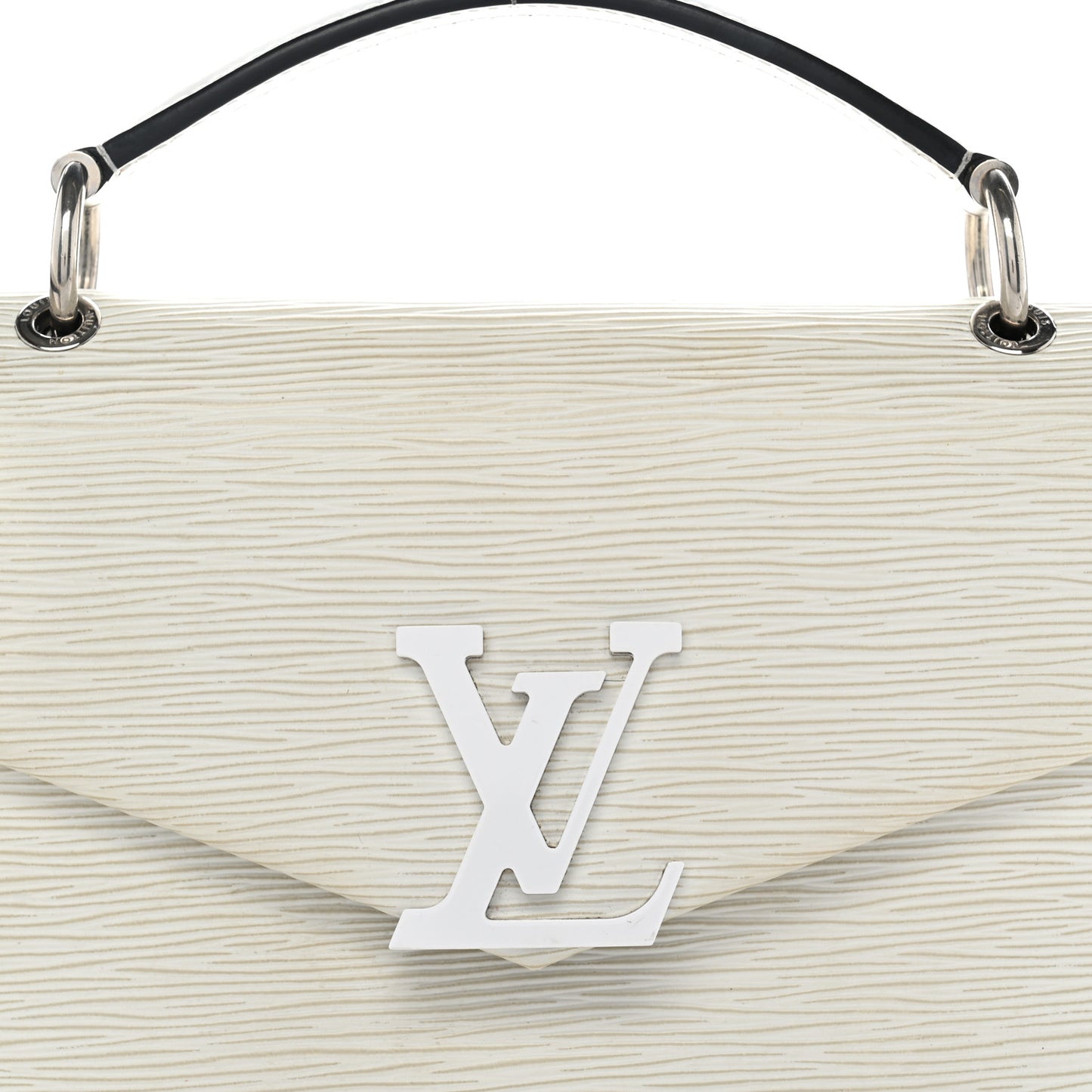 Epi Pochette Grenelle White