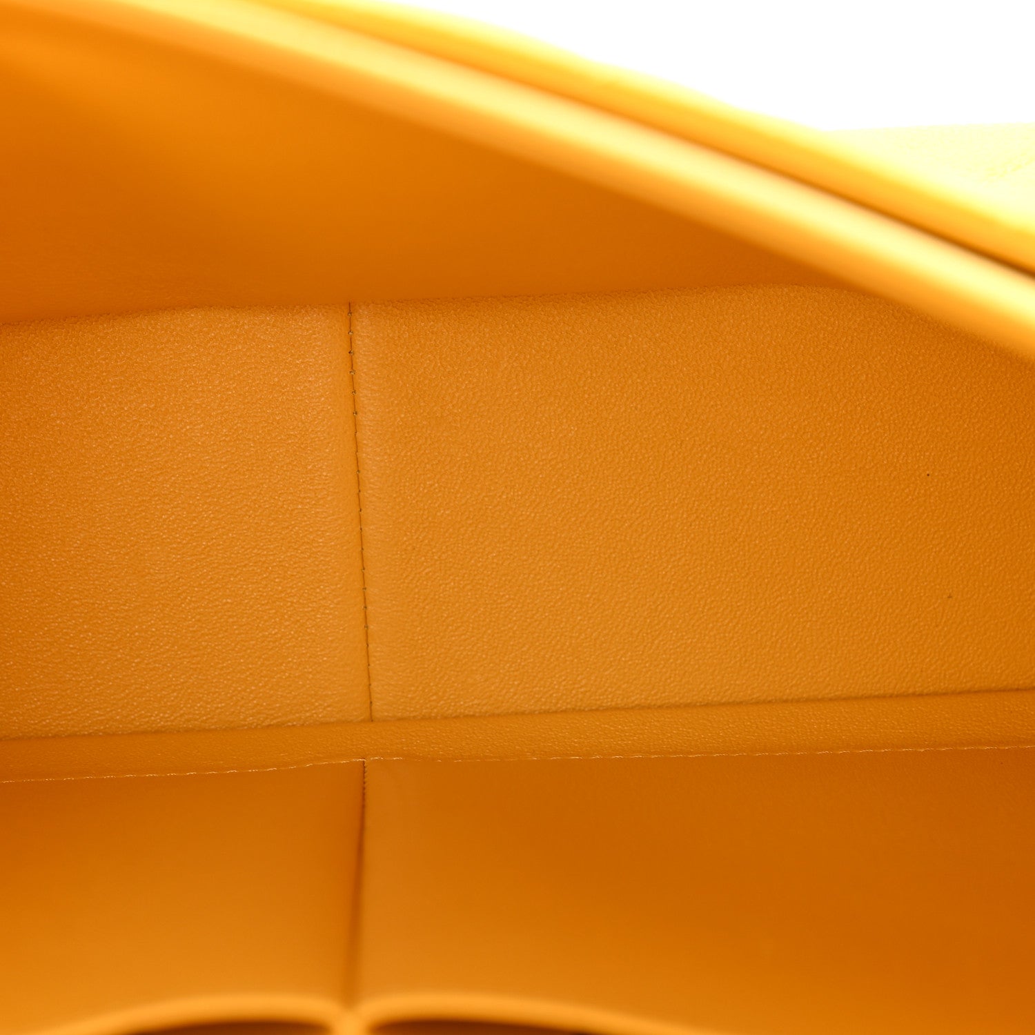 Chanel Caviar Quilted Jumbo Double Flap Yellow 5 of 13
