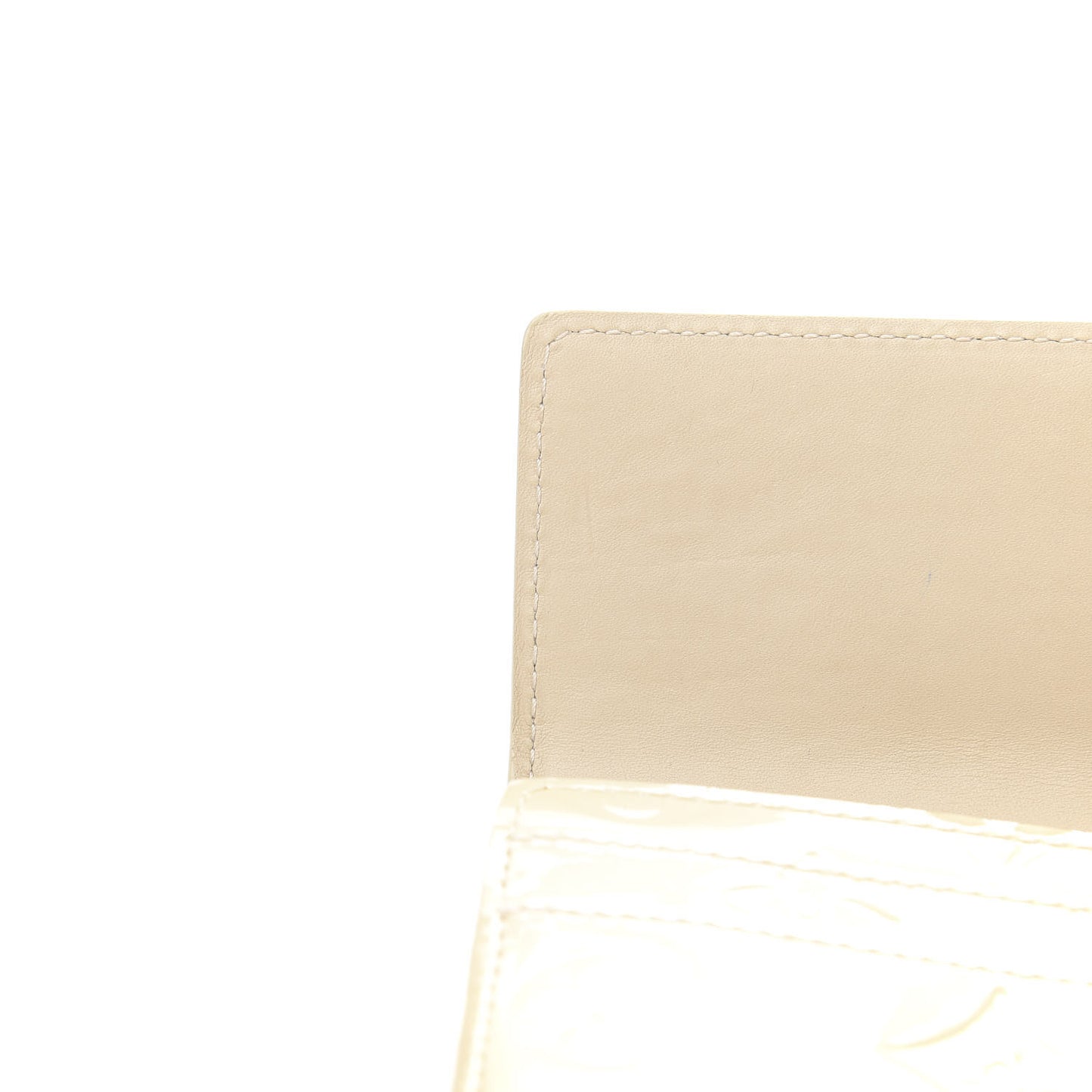Vernis Sarah Wallet Blanc Corail
