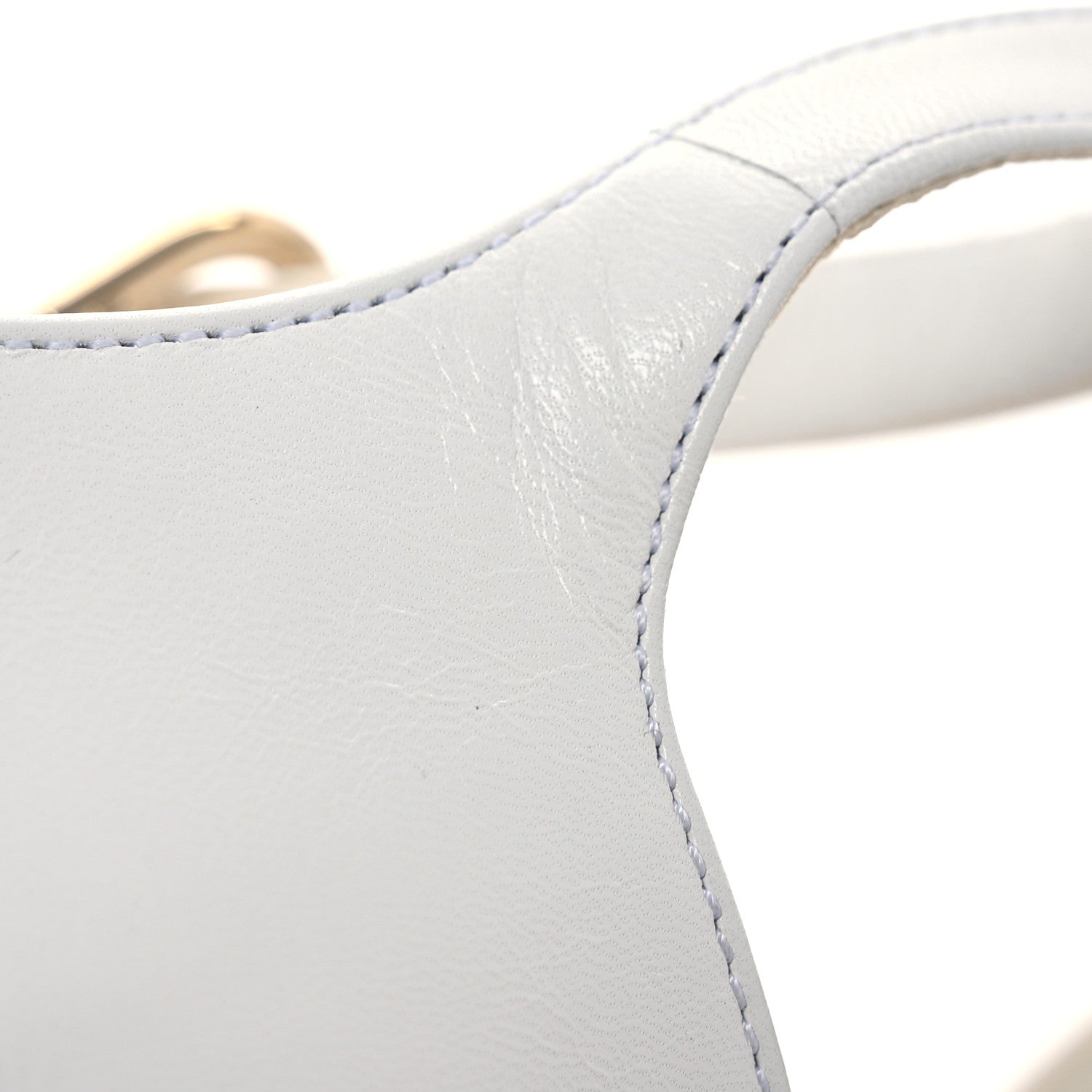 Chanel Shiny Goatskin Mary Jane Flats 35 White Black 10 of 13