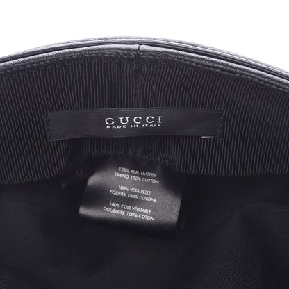 Gucci Calfskin Cellarius Hat M Black 6 of 6