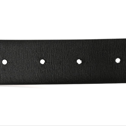 Valentino Garavani Glossy Calfskin VLogo Reversible 30mm Belt 85 34 Saddle Brown Black 6 of 10