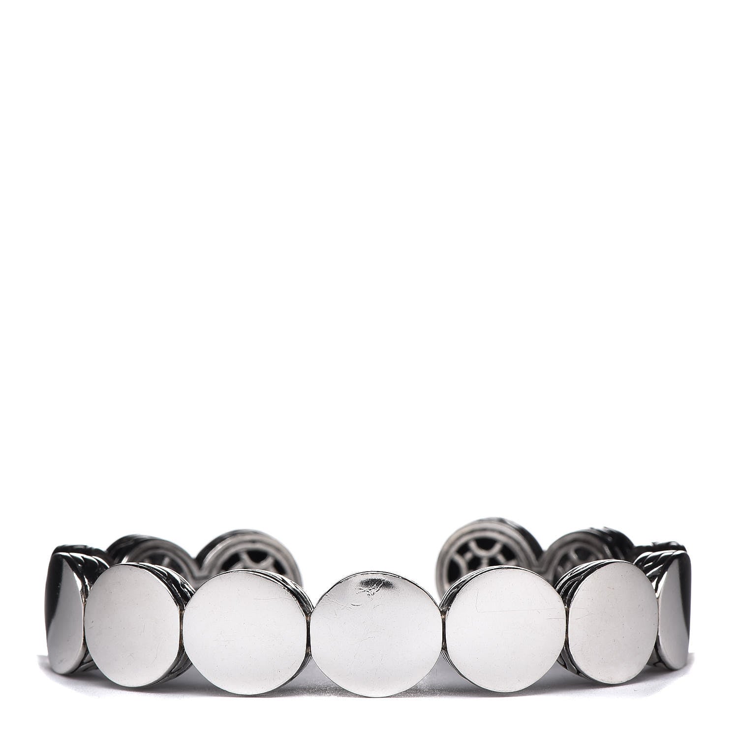 John Hardy Sterling Silver Palu Dot Cuff Bracelet 1 of 5