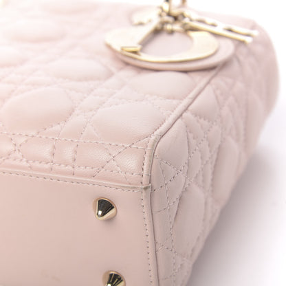 Christian Dior Lambskin Cannage Small Lucky Badges My Lady Dior Pink 11 of 19