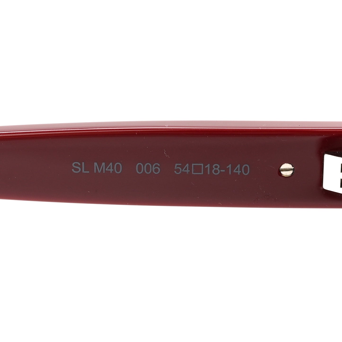 Acetate SL M40 Sunglasses Red