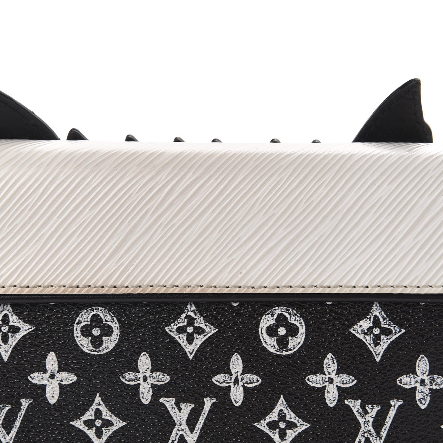 Louis Vuitton Epi Catogram Cat Bag Orange Black 9 of 10