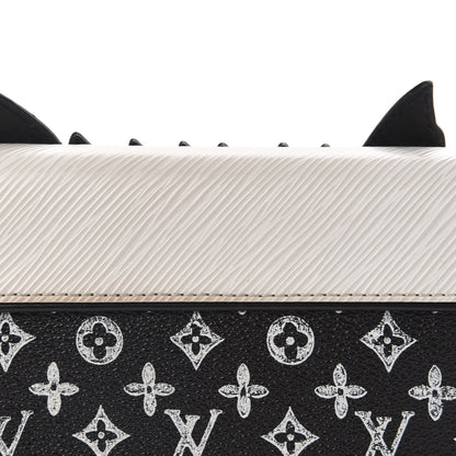 Louis Vuitton Epi Catogram Cat Bag Orange Black 9 of 10