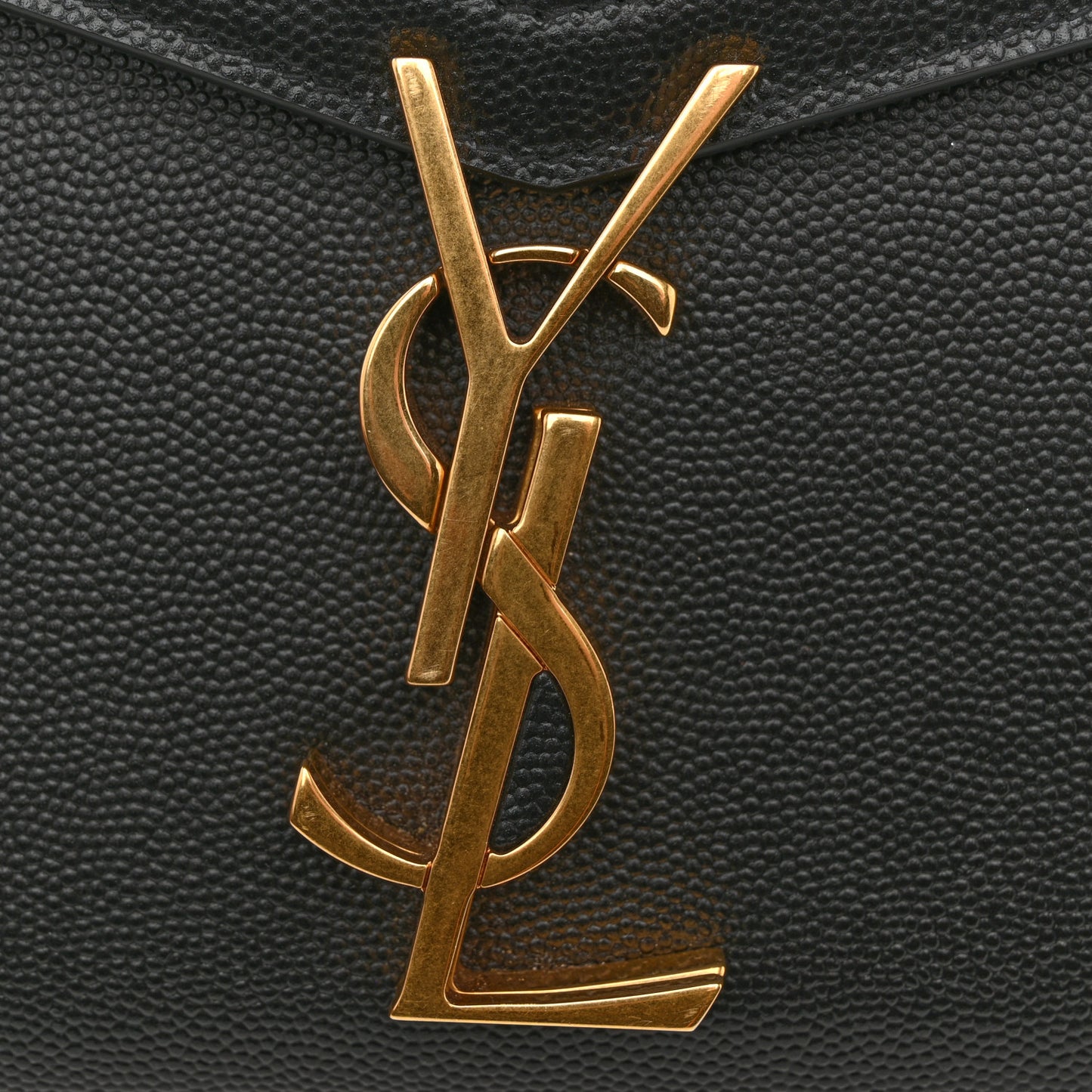 Grain De Poudre Monogram Cassandra Chain Wallet Black