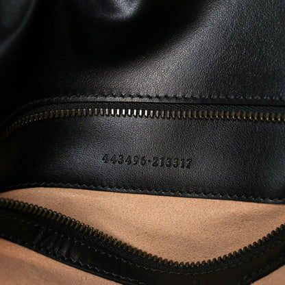 Gucci Calfskin Matelasse Medium GG Marmont Shoulder Bag Black 7 of 11
