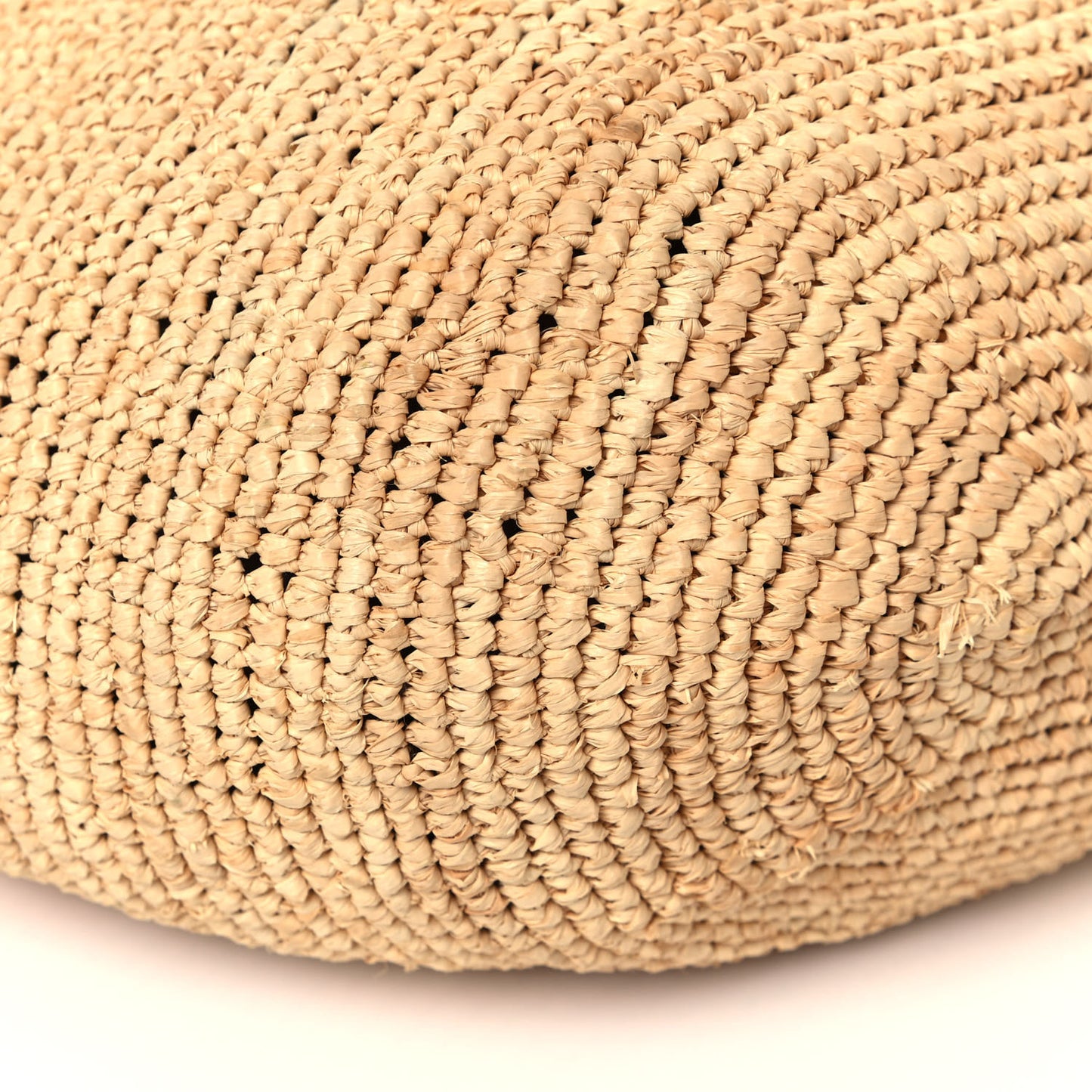 Raffia Paula's Ibiza Slit Tote Bag Natural Tan