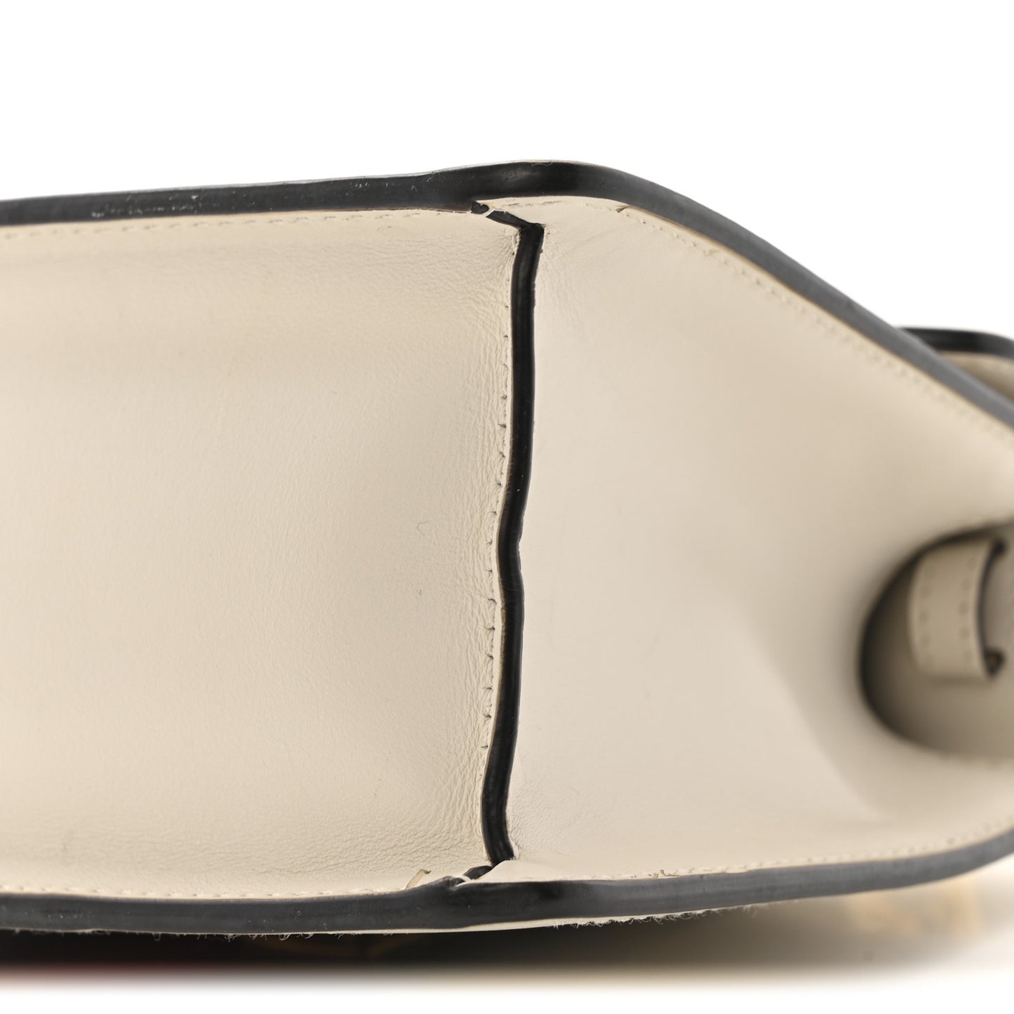 Calfskin Mini Sylvie Top Handle Bag White
