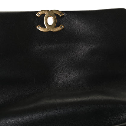 Chanel Lambskin Quilted Large Chanel 19 Flap Black 12 of 12