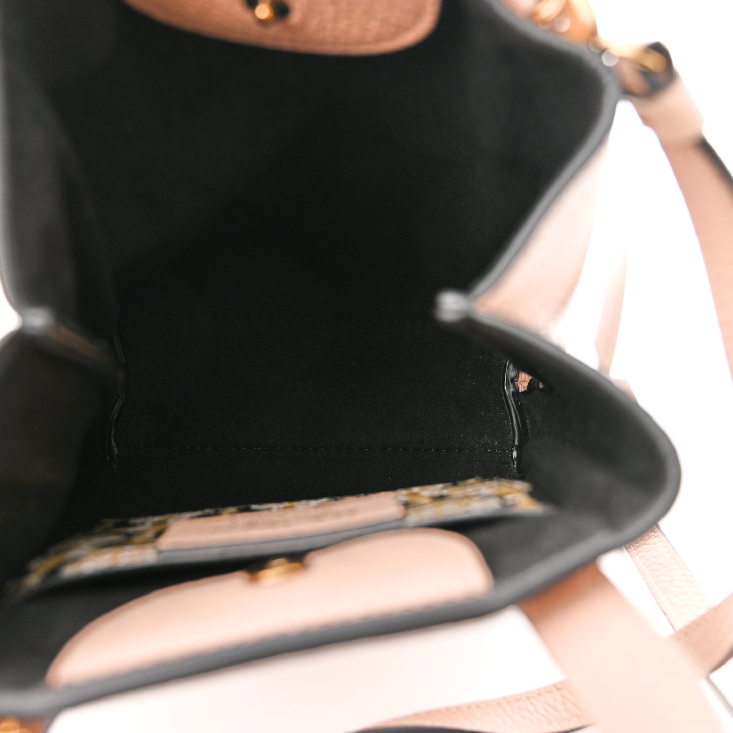 Tumbled Calfskin Gancini Mini Bag Amaretti