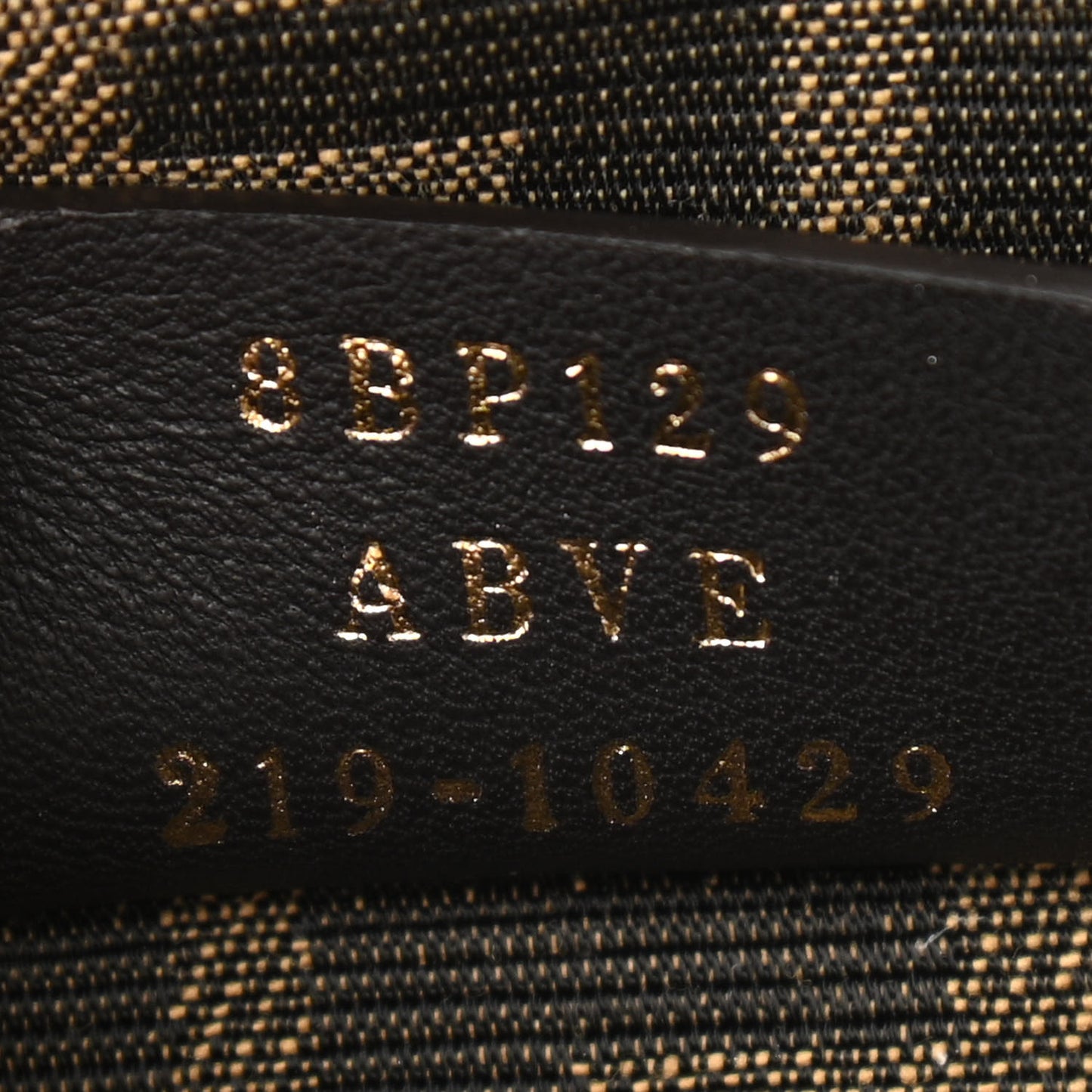 Shiny Nappa Small Fendi First Black